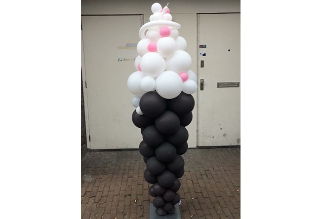 ballon decoratie: ijsje